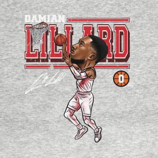 Damian Lillard Portland Cartoon T-Shirt